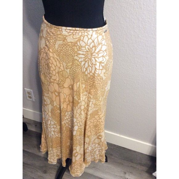 Geiger Collections Austria Size 38 100% Silk skirt Top Set Floral US 8 - Picture 4 of 12